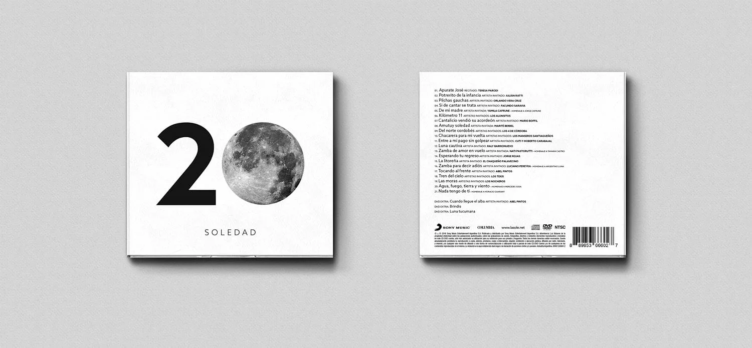 Booklet — tapa nocturna y letras