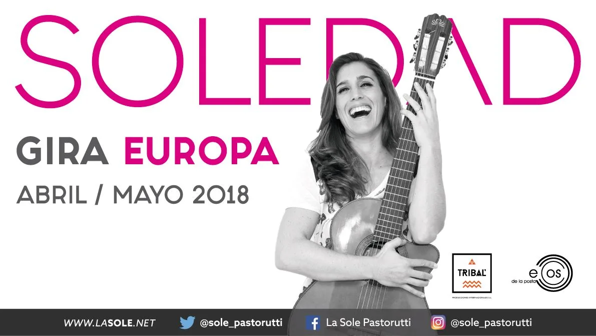 Soledad — Gira Europa 2018, listado de fechas