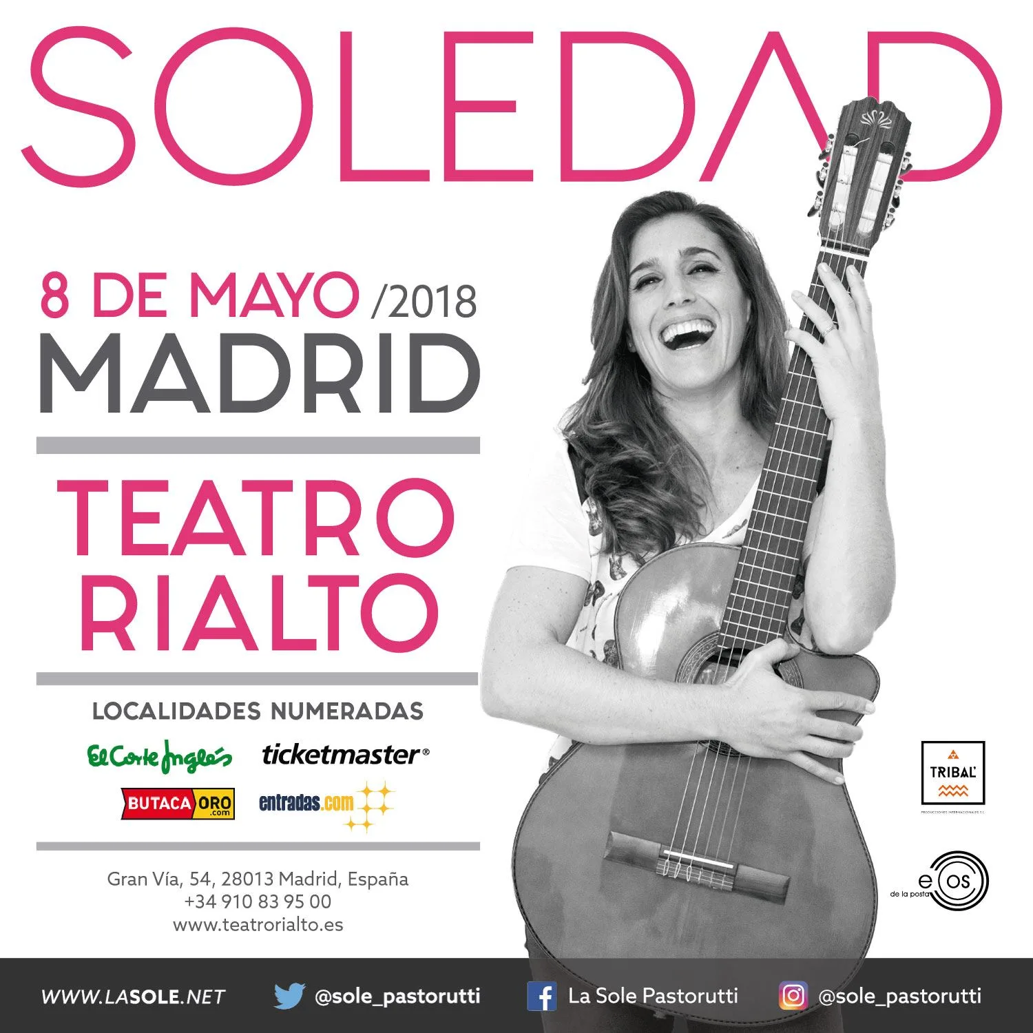 Key art — Gira Europa Abril/Mayo 2018