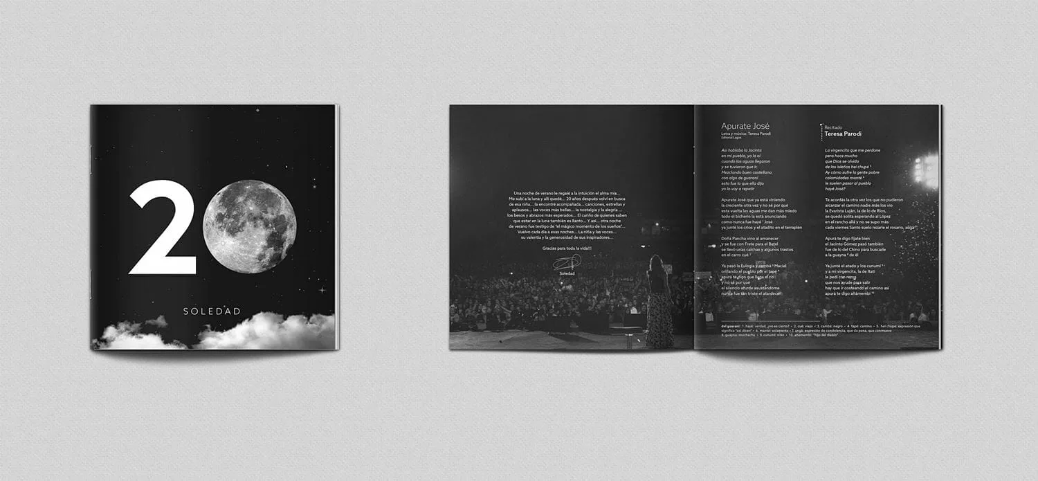 Digipack — tapa y contratapa con tracklist