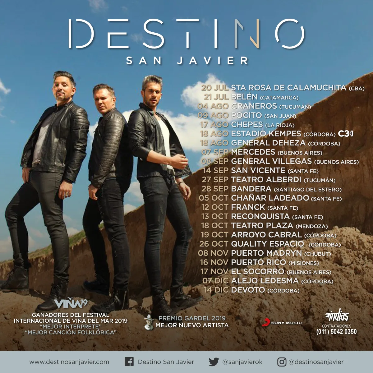 Gira Viña 19 — fechas