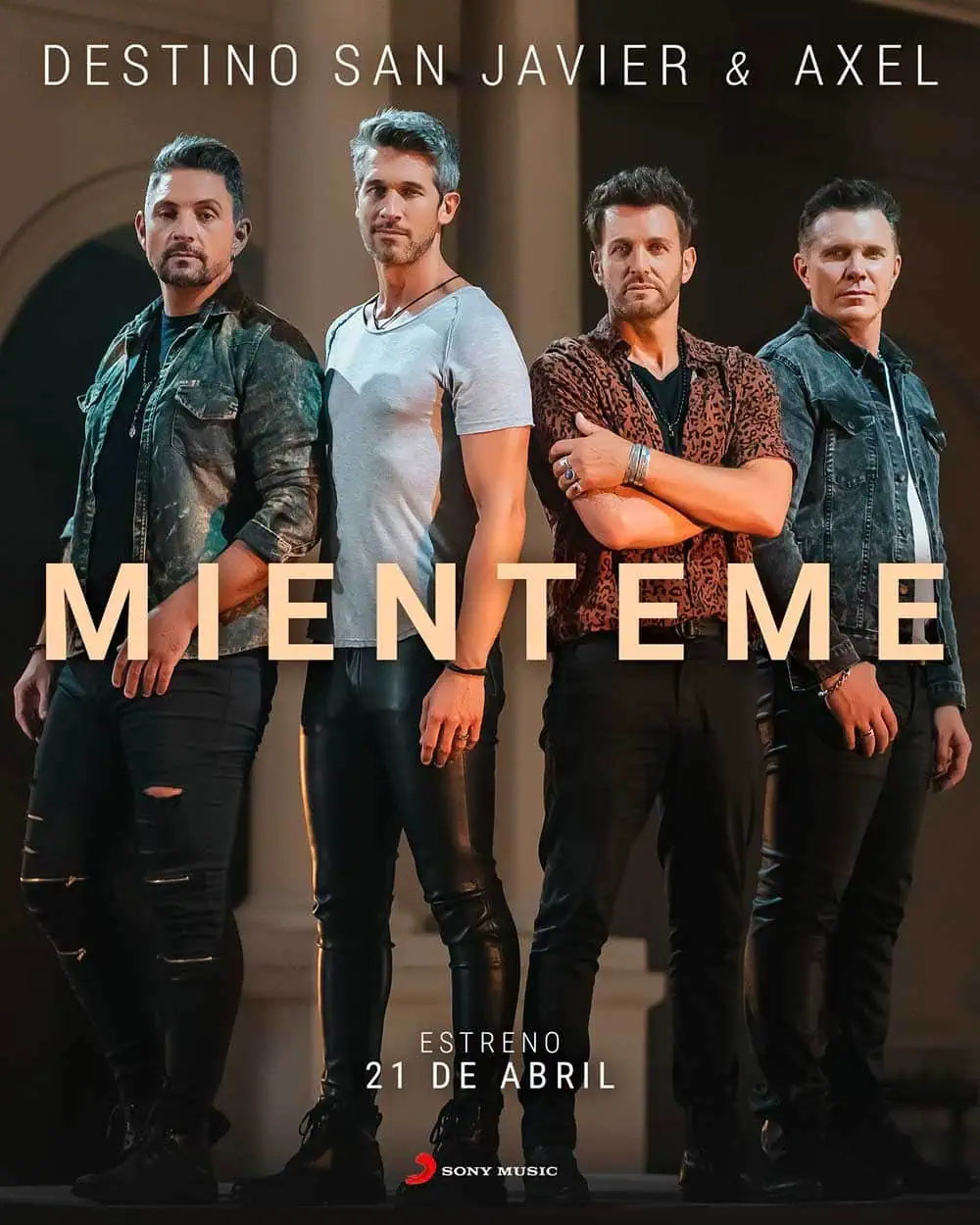 Míenteme ft. Axel — poster