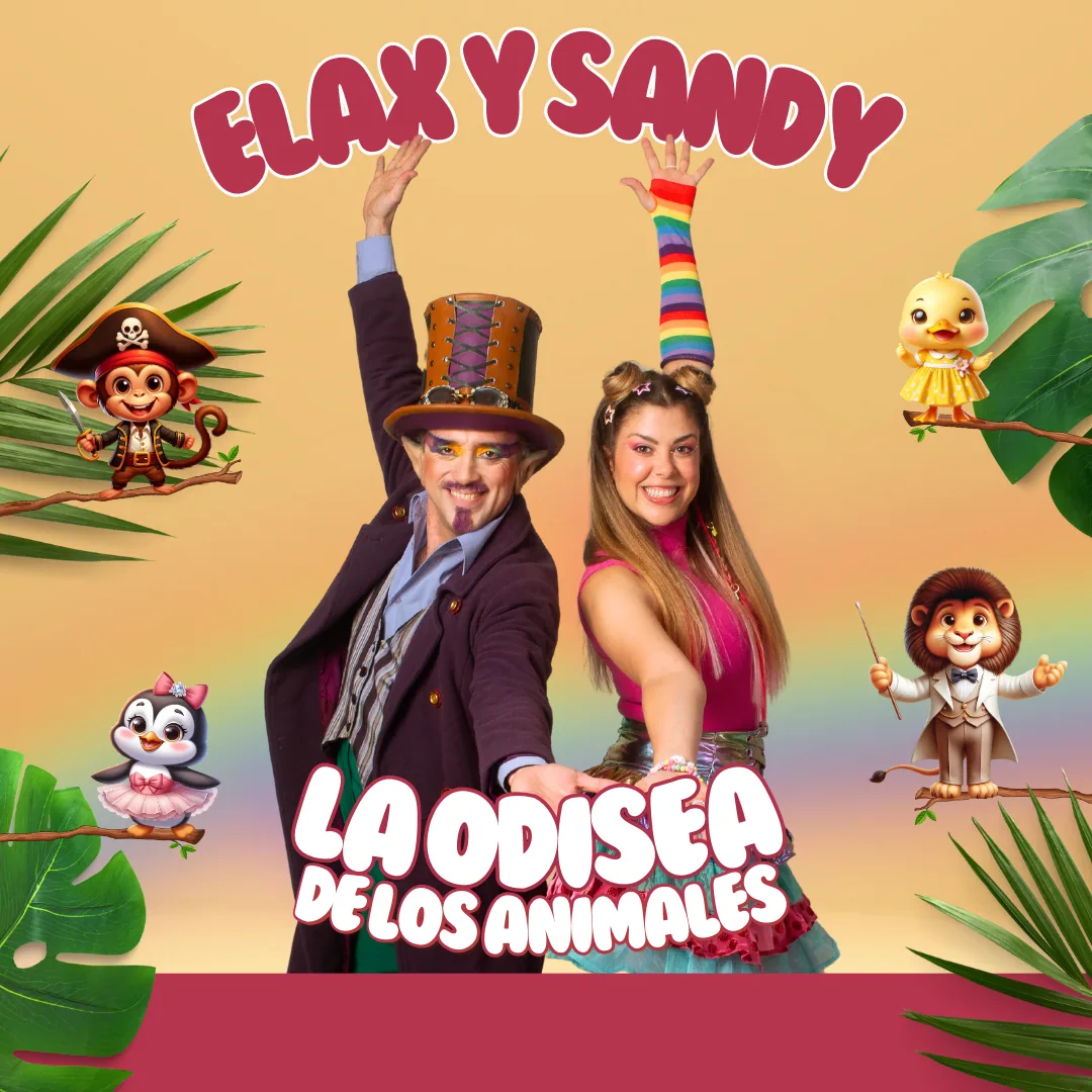 Elax y Sandy — La Odisea de los Animales, pieza principal