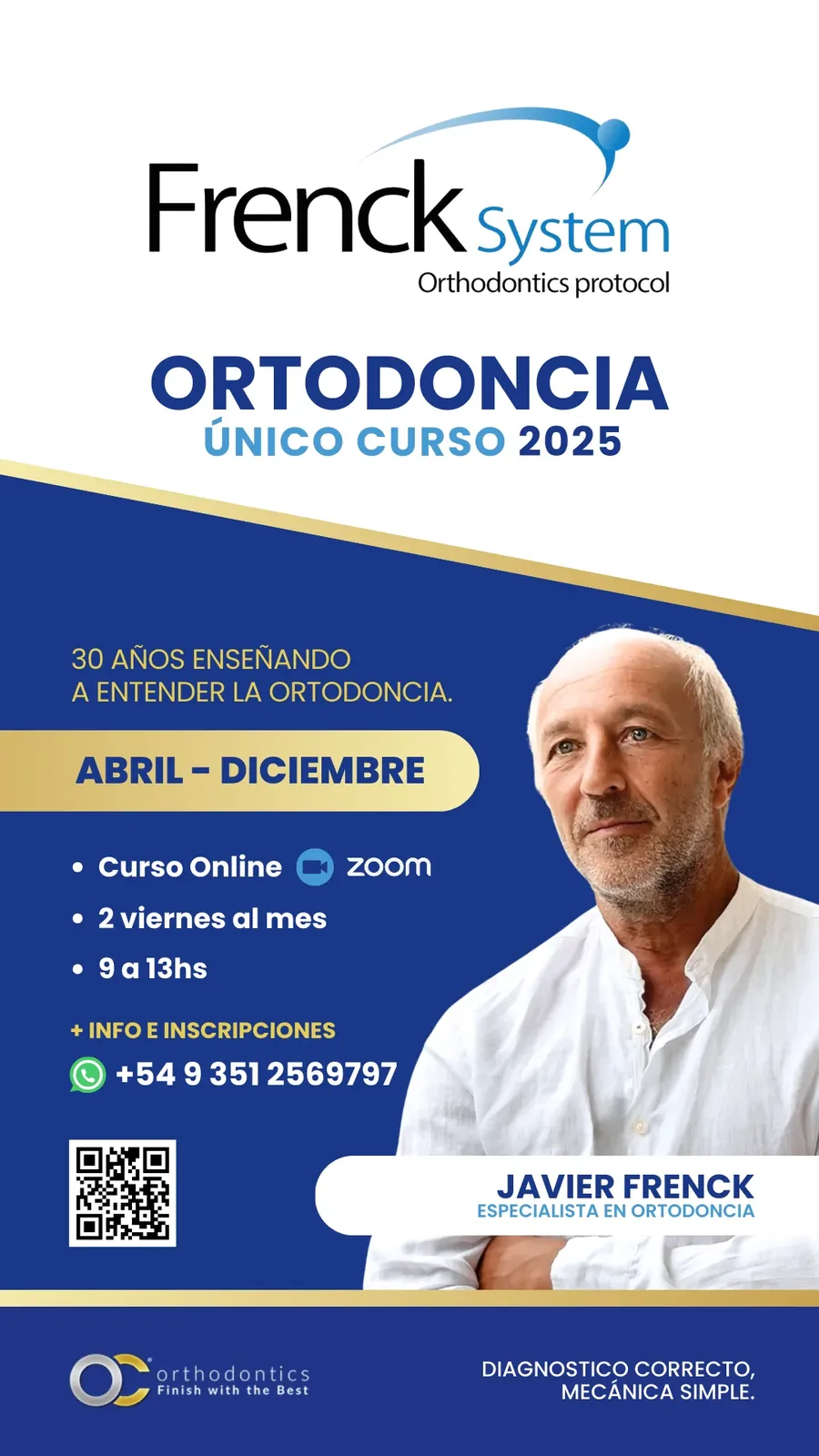 Curso de Ortodoncia 2025 — historia