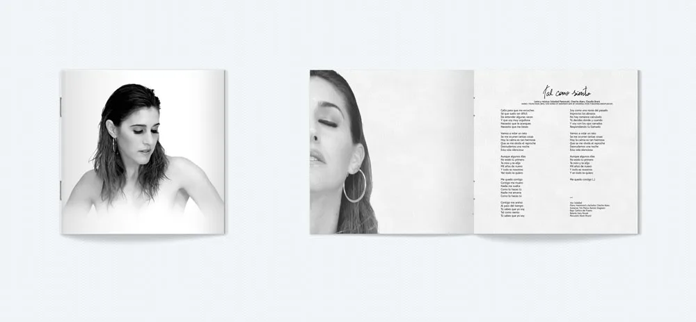 Interior booklet with lyrics