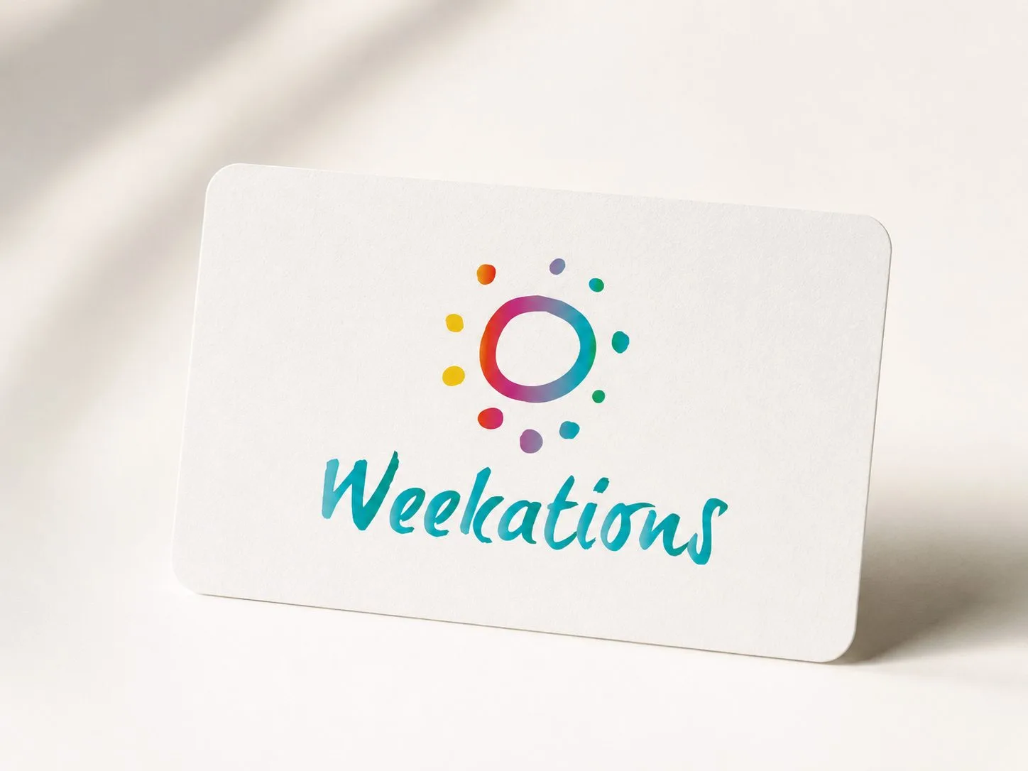 Tarjeta de presentación Weekations